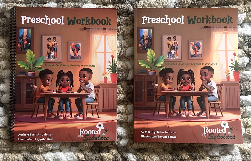Spiral Bound Rooted Scholars: Preschool Workbook