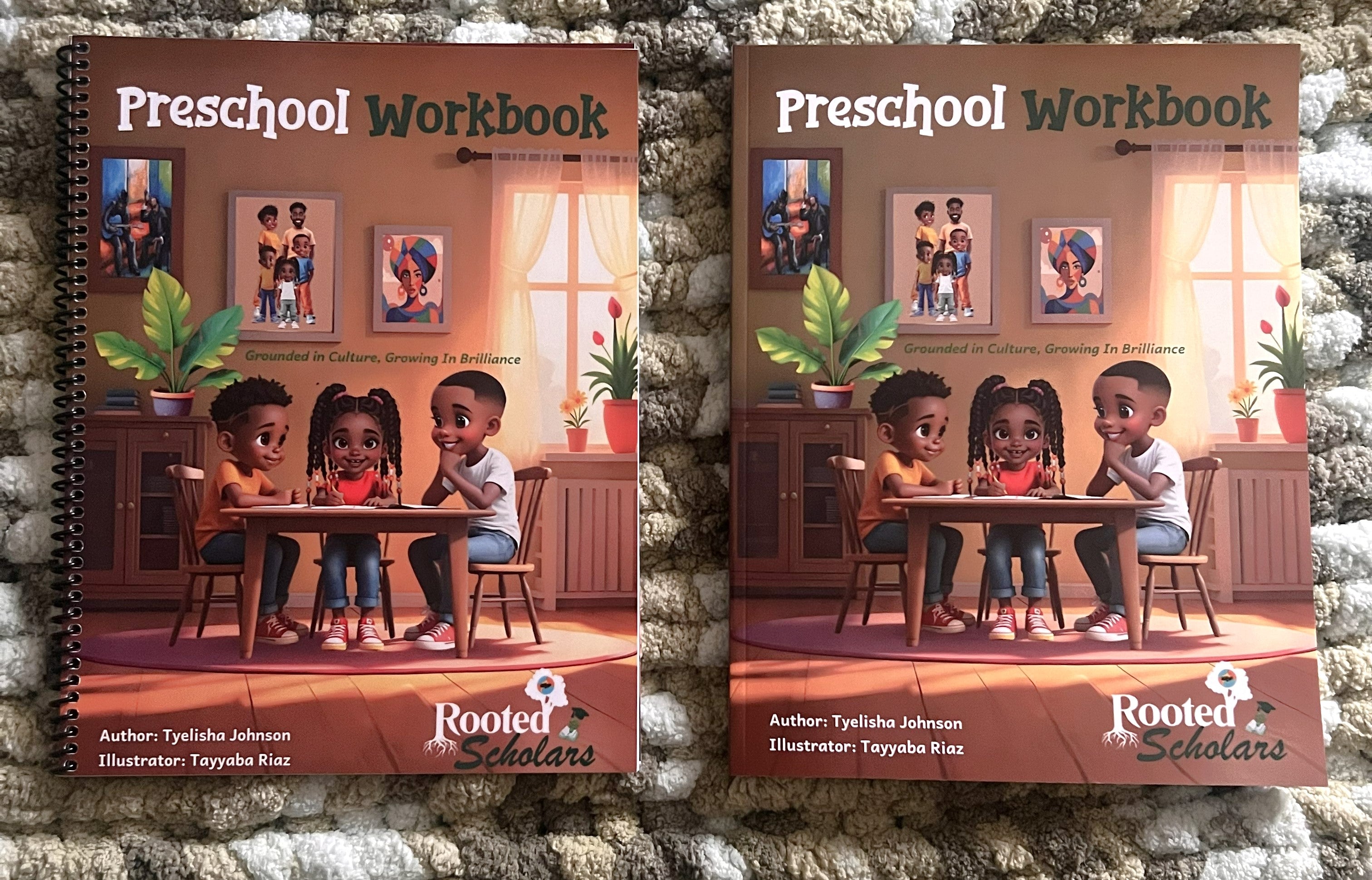 Spiral Bound Rooted Scholars: Preschool Workbook
