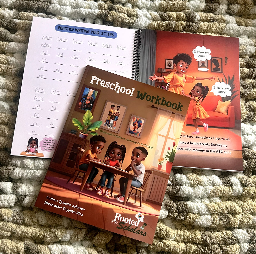 Spiral Bound Rooted Scholars: Preschool Workbook