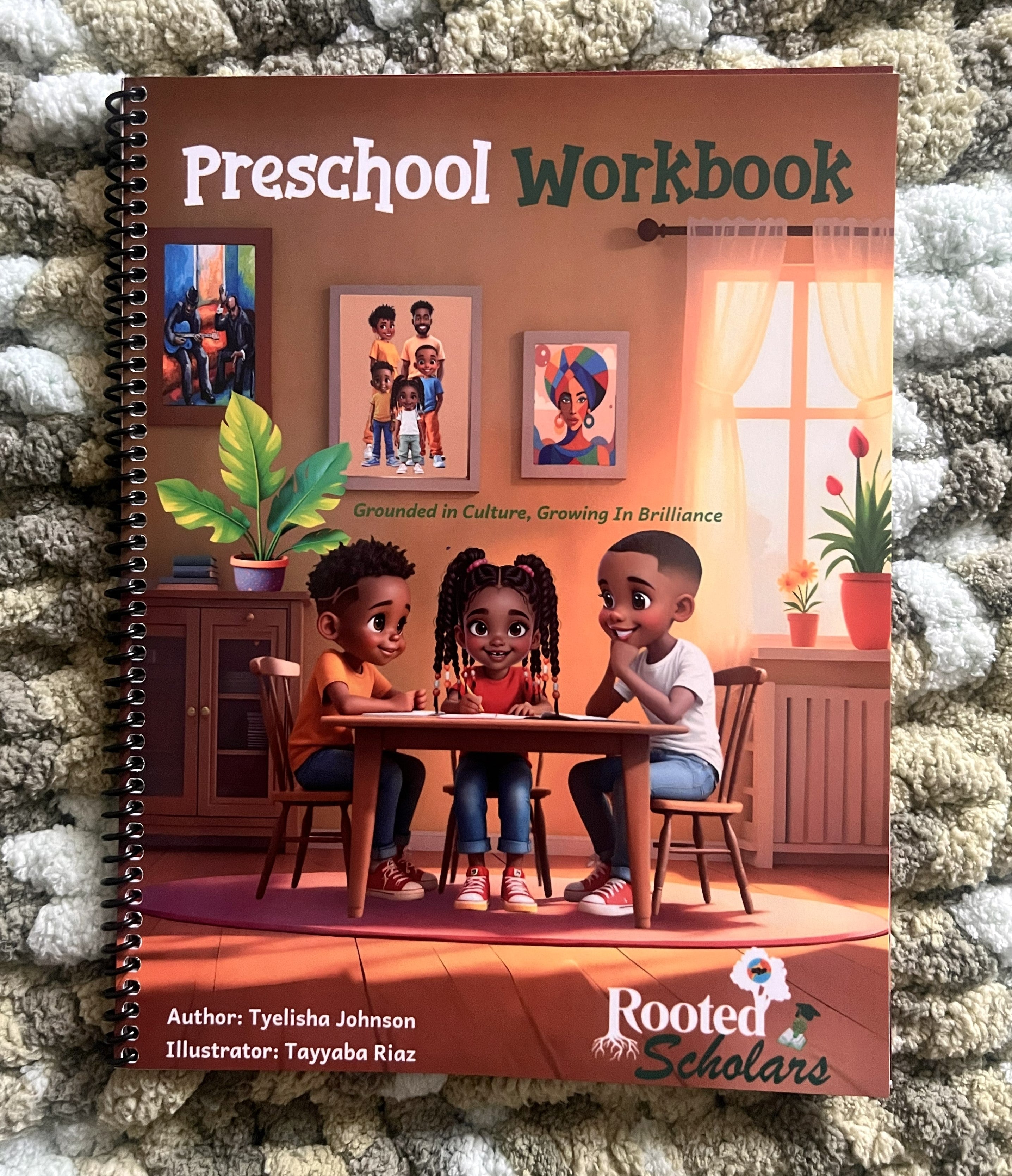 Spiral Bound Rooted Scholars: Preschool Workbook